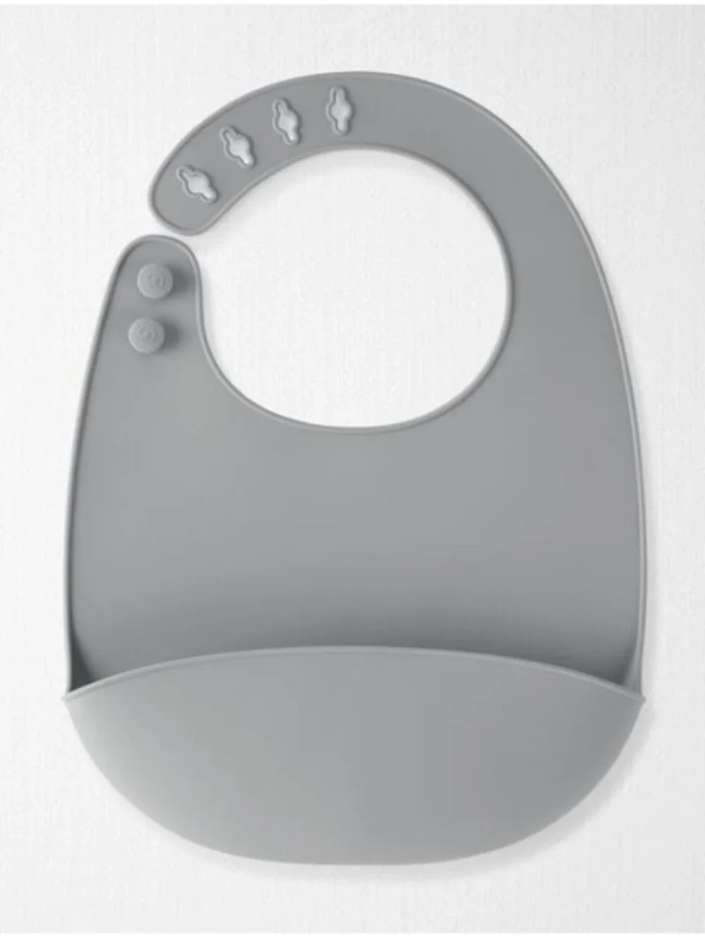 NWT Little Planet Carter's Silicone Baby Bibs (SET of 2: Gray and Blue)